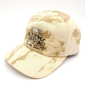 Vans Trippy Off The Wall Snapback Hat Tan Tie‎ Dye Ball Cap Adjustable Unisex